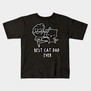 BEST CAT DAD EVER Kids T-Shirt